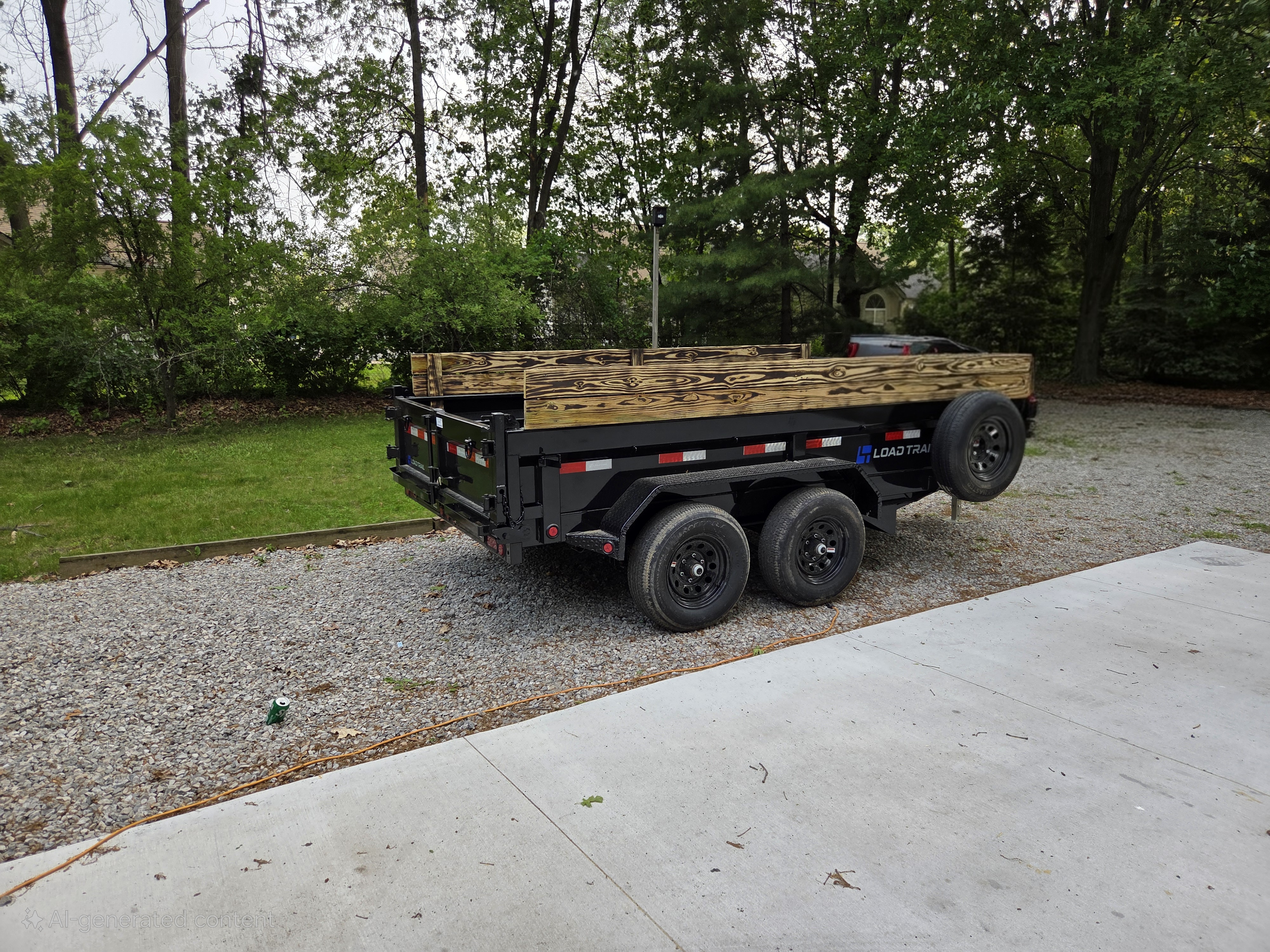 Dump Trailer Left Rear