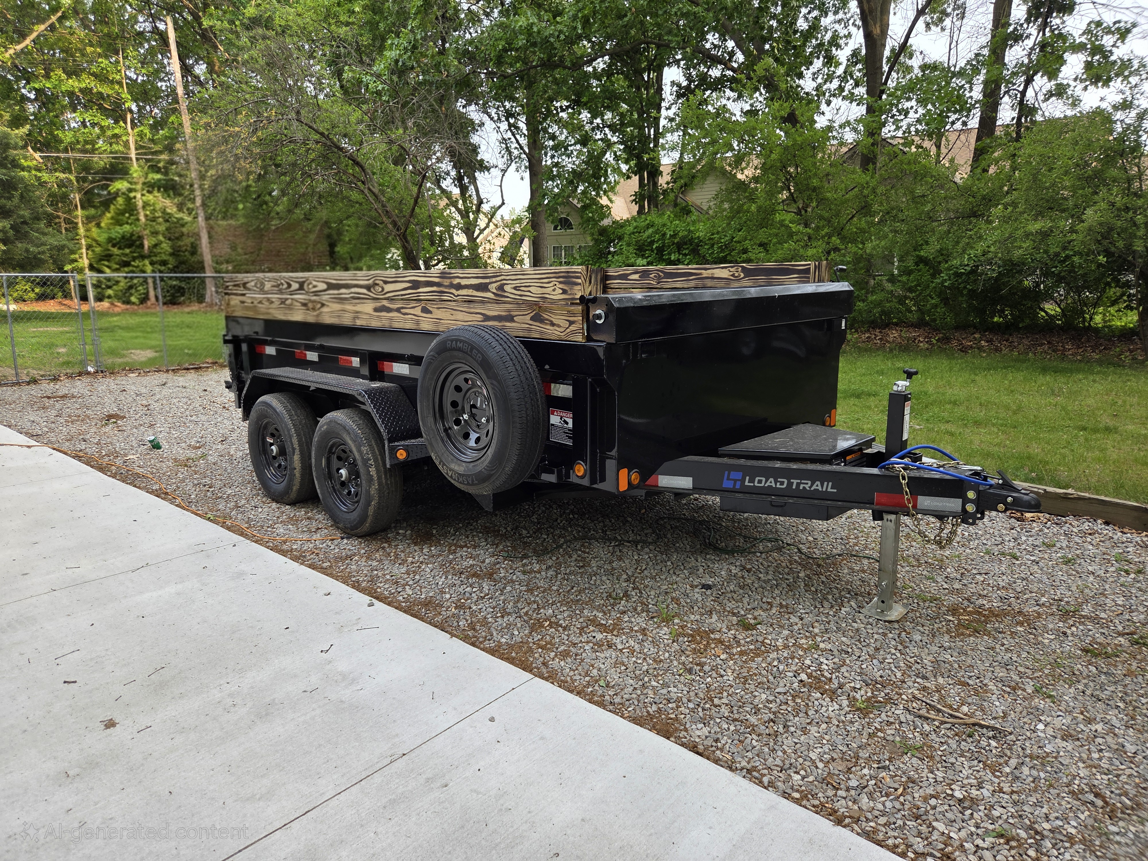 Dump Trailer Right Front